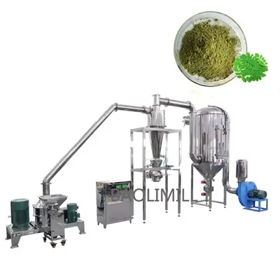 Máy nghiền lá moringa